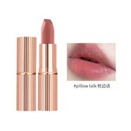 CHARLOTTE TILBURY新款 口紅唇膏啞光吻痕枕邊話(huà)1.1g小樣旅行裝 紅棕豆沙色顯白 枕邊話(huà) 溫柔裸粉色
