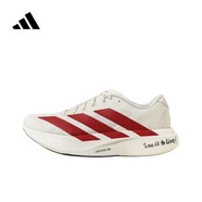 ADIDAS阿迪達斯Adizero Evo SL黑白舒適輕便防滑耐磨低幫休閑跑步鞋 JS1182白紅 43 (265mm)