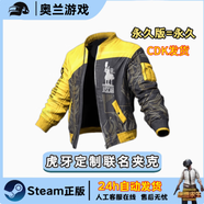PUBG絕地求生雞斯卡黃色夾克 虎牙定制夾克皮膚Steam吃雞CDK 虎牙夾克永久