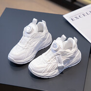 anta kids安踏踏女童運(yùn)動(dòng)鞋輕便跑步軟底2024新款 白色 26