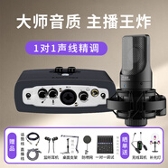 艾肯micu外置聲卡手機(jī)電腦直播專業(yè)錄音主播網(wǎng)絡(luò)K歌喊麥唱歌麥克風(fēng)話筒聲卡設(shè)備套裝 micu+得勝K220