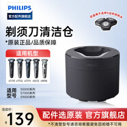 飛利浦剃須刀配件刀頭卡門保護(hù)蓋賠適用新款S5000S5532S5533S7000S7731S9000 新版S5000S7731 無(wú)線清潔頭部配件