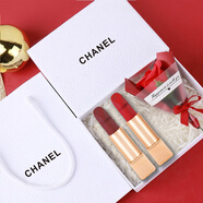香奈兒（Chanel）口紅香水組合套裝禮盒裝告白套盒七夕情人節(jié)送老婆女友禮物禮品 兩只絲絨口紅套裝【57+58】