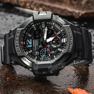 卡西歐（CASIO）G-SHOCK雙顯空霸男表時(shí)尚運(yùn)動(dòng)多功能航空電子表GA-1100 GA-1100-1A1