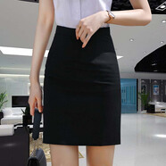 短袖襯衫女職業(yè)裝正裝2025夏季白襯衣酒店前臺銀行辦公面試工作服 黑色短裙 6XL 【約155-165斤人穿】