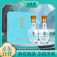 WULIANGYE宜賓仙林生態(tài)出品國鼎竹蓀酒 白酒禮盒500ml*2瓶
