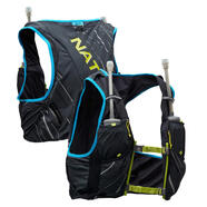 NATHAN Pinnacle 12L 水化背心 4L 水袋 防水口袋 防汗 黑色/拋光石灰 X-S