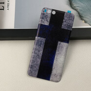 T適用小米note3后蓋塑料魔改浮雕替換玻璃原改裝外殼NOE3后屏外蓋 米note3塑料后蓋 十字架