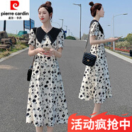 皮爾卡丹（pierre cardin）法式小眾設計感碎花連衣裙女夏2024年新款娃娃領(lǐng)氣質(zhì)仙女裙子內搭 白花十三行高檔氣質(zhì)連衣裙 2XL 126斤-135斤十三行高檔氣質(zhì)連衣裙