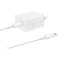 三星 Samsung 25W原裝旅行充電器套裝適配安卓手機平板快充氮化鎵加速充Type-C白色 2025款