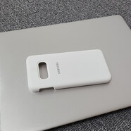 三星（SAMSUNG）原裝適用S10e手機(jī)殼液態(tài)硅膠半包防摔官方原廠材質(zhì)簡約男新款 液態(tài)硅膠殼(白色) GalaxyS10e
