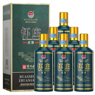 懷莊1983懷莊莊客1983傳承醬香型白酒53度貴州茅臺鎮(zhèn)坤沙高粱酒糧食老酒 53度 500mL 6瓶 懷莊綠色版