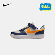 NIKE 耐克男女童休閑板鞋COURT BOROUGH魔術(shù)貼易穿脫兒童運動(dòng)童鞋低幫 DV5457-126 33.5 【建議腳長(cháng)21cm】