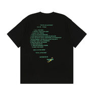 FOGVUJADE 003 VINTAGE 印花標語LOGO復古短袖T恤KENIJMA同款FOG高街 黑色藍字 L