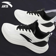 anta kids安踏運動鞋男款2025夏季新款白色男鞋透氣跑步鞋休閑鞋子 5506F-1象牙白/黑 41