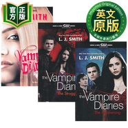 吸血鬼日記系列三本 英文原版 The Vampire Diaries 1-4集套裝 熱播美劇原著(zhù)小說(shuō)