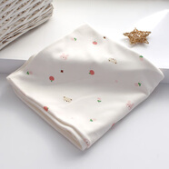 護兒星新生兒包單純棉超柔軟四季貼身嬰兒包巾全棉寶寶襁褓巾薄抱被蓋毯 蘋(píng)果小兔/超柔純棉四季包單 95cmx95cm