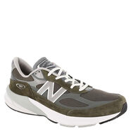 NEW BALANCE 美產(chǎn)990 V6運動(dòng)跑鞋 FuelCell中底緩震 翻毛皮橡膠底 男女同款 橄欖色/灰色 9 XX-寬 女款/7.5 XX-寬 男款