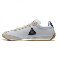樂(lè)卡克（Le coq sportif）法國(guó)公雞跑步鞋男經(jīng)典復(fù)古運(yùn)動(dòng)鞋輕便透氣休閑鞋女情侶網(wǎng)布板鞋潮 （樂(lè)卡克）米色 42