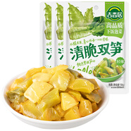 吉香居清脆雙筍 脆筍萵筍下飯菜咸菜減鹽榨菜106g*3包微辣