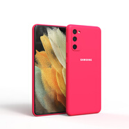 三星（SAMSUNG）適配三星Galaxy S20FE全包親膚液態(tài)手機殼S20 FE保護殼 熒光玫 三星Galaxy S20 FE 5G SM-G78