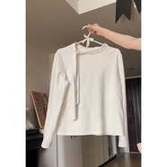 HUALIN FASHION小個(gè)子甜美學(xué)院風(fēng)無(wú)袖背心背帶連衣裙女春季新款系帶內(nèi)搭上衣套裝 【單】長(zhǎng)袖上衣 【關(guān)注店鋪優(yōu)先 S