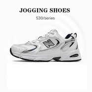新百倫晉江雅望鞋 運(yùn)動(dòng)鞋男鞋經(jīng)典款530春夏季跑慢跑鞋情侶女鞋 白銀 35