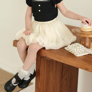 LUSON陳大豬tutu裙蓬蓬半身裙女?huà)胂募狙髿馓鹈谰W(wǎng)紗裙節日禮物裙子
