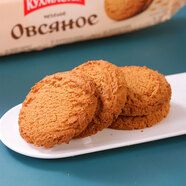 廚房大師 俄羅斯進(jìn)口曲奇餅干奶香味俄羅斯進(jìn)口早餐零食（俄羅斯國家館） 燕麥香酥餅干270g*1包