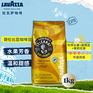 拉瓦薩（LAVAZZA）咖啡豆意大利原裝進(jìn)口意式咖啡 大地系列哥倫比亞咖啡豆1KG