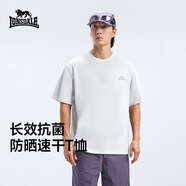 龍獅戴爾基礎(chǔ)款LOGO簡約百搭短袖通勤純色圓領(lǐng)T恤2025新款夏季 白色 2XL