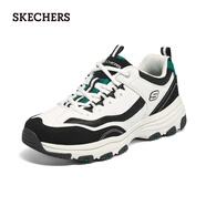 斯凱奇（Skechers）夏季男鞋復(fù)古街頭老爹鞋復(fù)古系帶戶外休閑運(yùn)動鞋8790091 白色/黑色/WBK 41