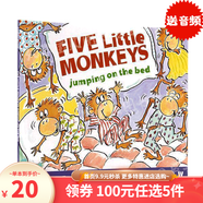 100元5件 英文原版繪本My Mum My Dad我爸爸我媽媽Dear Zoo/五只小猴子/小兔子學花錢/小鼠波波 /波西和皮普平裝 低幼啟蒙廖彩杏 五只小猴子在床上蹦蹦跳