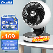 卡帝亞（KADEER）風(fēng)扇空氣循環(huán)扇渦輪對流扇靜音搖頭電扇智能臺式電風(fēng)扇輕音定時搖頭落地家用辦公室宿舍桌面風(fēng)扇 【機械款】左右自動搖頭(三檔強勁送風(fēng))