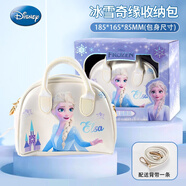 迪士尼（Disney）冰雪奇緣鐳射手提包艾莎公主時(shí)尚女孩兒童斜挎包零錢生日禮物