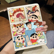 勵(lì)范ipad11保護(hù)套2025/22平板10.2寸筆槽air5mini6蠶絲紋蠟筆小新硬殼2021書(shū)本式ipad10第9代保護(hù)殼 書(shū)本式筆槽款【古董白-P105小新一家】 iPad 11代-11寸20