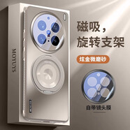 爍摯適用vivox200pro手機殼x100新款磁吸支點殼迷你鏡頭全包OPPO Re3/ 鈦灰色磁吸360支架炫金散熱 帶 iQOONeo9