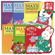 Max and Ruby  英文原版 小兔麥斯和露比系列6冊 兒童啟蒙認知繪本 紙板書(shū) 鵝媽媽童謠作者Rosemary Wells 英文版 進(jìn)口英語(yǔ)原版數據
