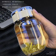希諾（HEENOOR）新款大容量爆款單層加厚女士胖胖咖啡耐熱防爆戶外玻璃杯送布套 【450毫升】白-限時(shí)搶購 加厚防爆-廠家直發(fā)-破損包賠
