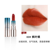 菲美人（Fey Beauty）不沾杯口紅防水不掉色不脫色唇膏唇彩蘭01#奶茶色02#楓葉橘 02#楓葉橘