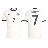 阿迪達斯 （adidas）酷銳足球阿迪達斯德國隊125周年特別款紀念足球短袖球衣JY0247 7號哈弗茨|JY0247 S