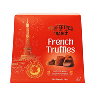 喬慕（Truffles）進(jìn)口原味松露形代可可脂巧克力紅色禮盒1000g送女友情人節(jié)禮物