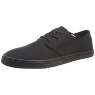 TOMS 男式 Carlo 系帶運動鞋休閑鞋 - 黑色, 黑色, 9.5 黑色 9.5