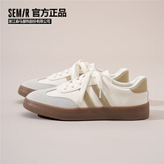 Semir德訓(xùn)鞋女鞋2025秋季舒適運(yùn)動(dòng)鞋板鞋女七夕SFYM233038 米卡其 35