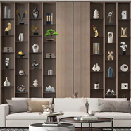 電視柜上的擺件感現代簡(jiǎn)約輕奢電視柜擺件客廳酒柜展示柜高端大 酒柜軟裝流光溢彩34件