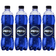 百事可樂藍色可樂 泰國進口Pepsi無蔗糖汽水碳酸飲料 聚會休閑 【劃算】藍百事可樂550ml*4瓶