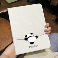 勵范小米pad新款保護套平板7/7pro帶筆槽6/6pro卡通5pro硅膠12.4寸防摔RedmiPadPro12.1書本式保護殼 書本式筆槽款【古董白-P277翻墻熊貓】 小米5/5Pro-11英寸