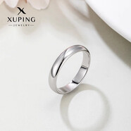 XUPING旭平首飾小眾經(jīng)典大氣簡(jiǎn)約情侶戒指素圈ins風(fēng)禮物 閉口8碼-寬版約3mm