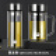 希樂(lè )XILE玻璃杯男雙層大容量保溫泡茶杯帶蓋把手柄辦公室過(guò)濾水杯 本色裝把手+直身320380ml2只