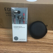 漫步者（EDIFIER） H230P入耳塞MP3耳機(jī)立體聲音樂(lè)智能手機(jī)線控耳麥 紅色+耳機(jī)收納盒 標(biāo)配